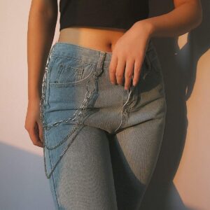 Chic Hip Hop Punk Trousers Chain - Punk Style Wallet Belt Chain - Hipster Jeans Pant Chain - Hip Hop Jewelry Waist Chain - ArtGalleryZen