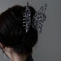 Chic Hollow Butterfly Chignon Claw Clip Hair Clip - ArtGalleryZen