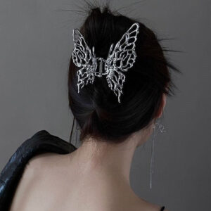 Chic Hollow Butterfly Chignon Claw Clip Hair Clip - ArtGalleryZen