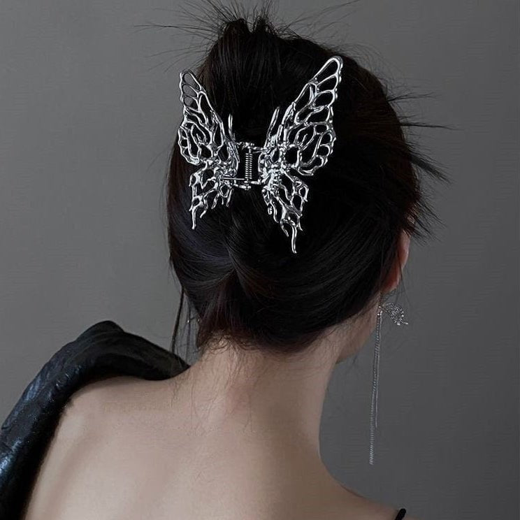 Chic Hollow Butterfly Chignon Claw Clip Hair Clip - ArtGalleryZen