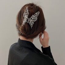 Chic Hollow Butterfly Chignon Claw Clip Hair Clip - ArtGalleryZen