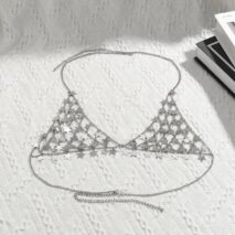Chic Hollowed-Out Backless Star Sequins Chain Bra - ArtGalleryZen