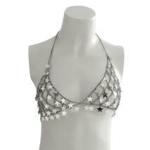 Chic Hollowed-Out Backless Star Sequins Chain Bra - ArtGalleryZen