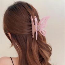 Chic Hollowed-out Butterfly Chignon Claw Clip Hair Clip - ArtGalleryZen
