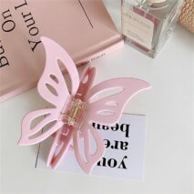 Chic Hollowed-out Butterfly Chignon Claw Clip Hair Clip - ArtGalleryZen