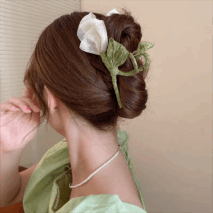 Chic Lace Tulip Chignon Claw Clip Hair Clip - ArtGalleryZen