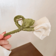 Chic Lace Tulip Chignon Claw Clip Hair Clip - ArtGalleryZen