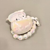 Chic Laser Hello Kitty AirPods Earphone Case With Lanyard - ArtGalleryZen