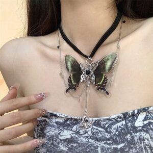 Chic Layered Butterfly Elastic Thigh Leg Chain - ArtGalleryZen