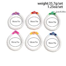 Chic Layered Flower Polymer Clay Beaded Friendship Bracelet Set - ArtGalleryZen
