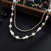 Chic Layered Pearl Trouser Chain - ArtGalleryZen