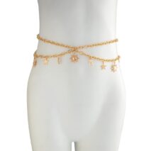 Chic Layered Sun Moon Star Tassel Waist Chain - ArtGalleryZen