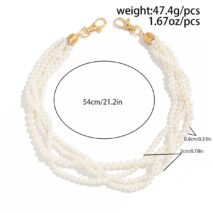 Chic Multi - layer Pearl Trouser Chain - ArtGalleryZen