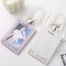 Chic My Love Kpop Keychain Acrylic Photocard Holder - ArtGalleryZen