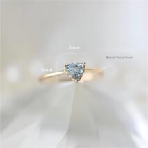 Chic Natural Turquoise Topaz Stone Ring - ArtGalleryZen