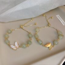 Chic Opal Healing Stone Butterfly Bracelet - ArtGalleryZen