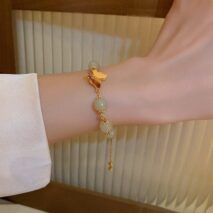 Chic Opal Healing Stone Butterfly Bracelet - ArtGalleryZen