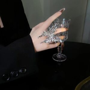 Chic Oversized Adjustable Butterfly Ring - ArtGalleryZen