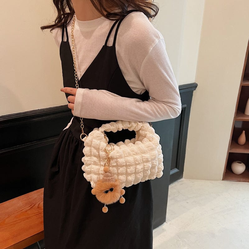 Chic Puffy Tote Shoulder Bag - ArtGalleryZen