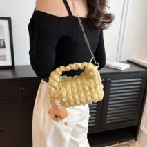 Chic Puffy Tote Shoulder Bag - ArtGalleryZen