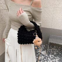 Chic Puffy Tote Shoulder Bag - ArtGalleryZen