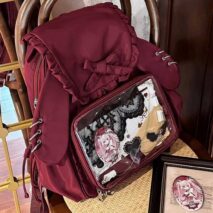 Chic Rabbit Ears Transparent Display Backpack Bag - ArtGalleryZen
