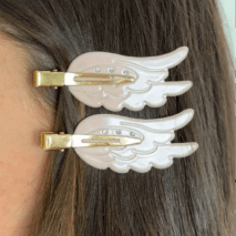 Chic Rhinestone Angel Wing Hair Clip - ArtGalleryZen