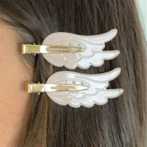 Chic Rhinestone Angel Wing Hair Clip - ArtGalleryZen