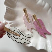 Chic Rhinestone Angel Wing Hair Clip - ArtGalleryZen