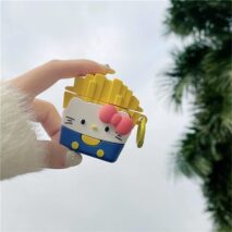 Chic Sanrio Hello Kitty French Fries AirPods Earphone Case - ArtGalleryZen