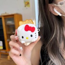 Chic Sanrio Hello Kitty Toaster AirPods Earphone Case - ArtGalleryZen