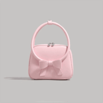 Chic Shoulder Crossbody Bowknot Leather Bag - ArtGalleryZen