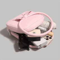 Chic Shoulder Crossbody Bowknot Leather Bag - ArtGalleryZen