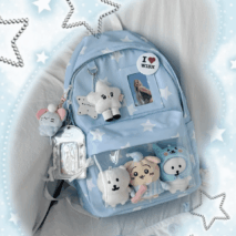 Chic Star Angel Kpop Fan Display Backpack - ArtGalleryZen
