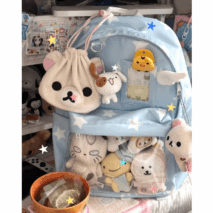 Chic Star Angel Kpop Fan Display Backpack - ArtGalleryZen