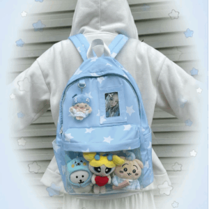 Chic Star Angel Kpop Fan Display Backpack - ArtGalleryZen