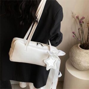 Chic Sweet Star Ribbon Bowknot Leather Shoulder Bag - ArtGalleryZen