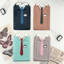 Chic Uniform Kpop Keychain Photocard Holder - ArtGalleryZen