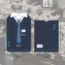 Chic Uniform Kpop Keychain Photocard Holder - ArtGalleryZen