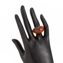 Chunky Resin Ring - Bold Minimalist Statement Jewelry for Women - ArtGalleryZen