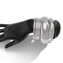 Classic 6pcs Glossy Wide Cuff Bangle Bracelet Set - ArtGalleryZen