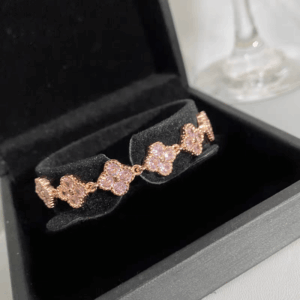 Colorful Crystal Clover Bracelet - ArtGalleryZen