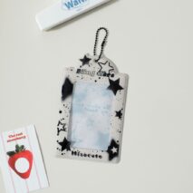 Colorful Star Kpop Keychain Photocard Holder - ArtGalleryZen