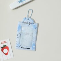 Colorful Star Kpop Keychain Photocard Holder - ArtGalleryZen