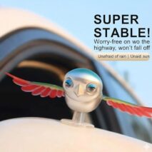 Creative Companion Flying Bird Car Motorcycle Ornament - ArtGalleryZen