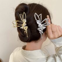 Crystal Angel Little Sprite Chignon Claw Clip Hair Clip - ArtGalleryZen