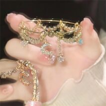 Crystal Moon Star Bracelet - ArtGalleryZen