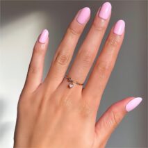 Cute 18K Gold Dangle Crystal Heart Lock Ring - ArtGalleryZen