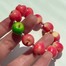 Cute Apple Beaded Bracelet - ArtGalleryZen