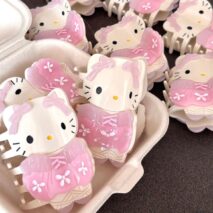 Cute Ballet Hello Kitty Acetate Acrylic Hair Claw Hair Clip - ArtGalleryZen